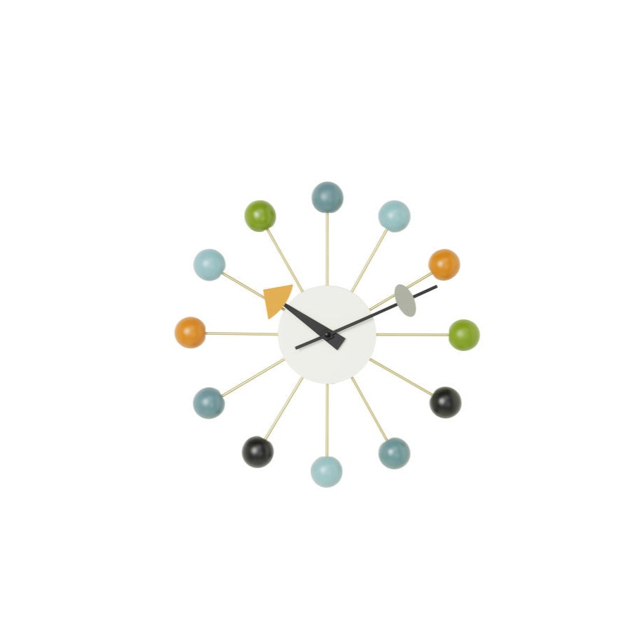 Inform — Ball Clock Multicoloured